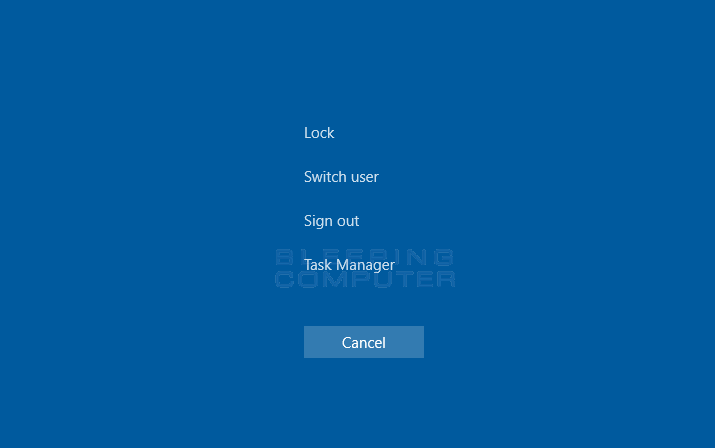 Security Task Manager Windows